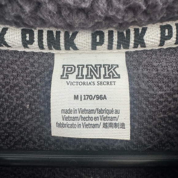 Pink | Sherpa Half Zip - Picture 2 of 3